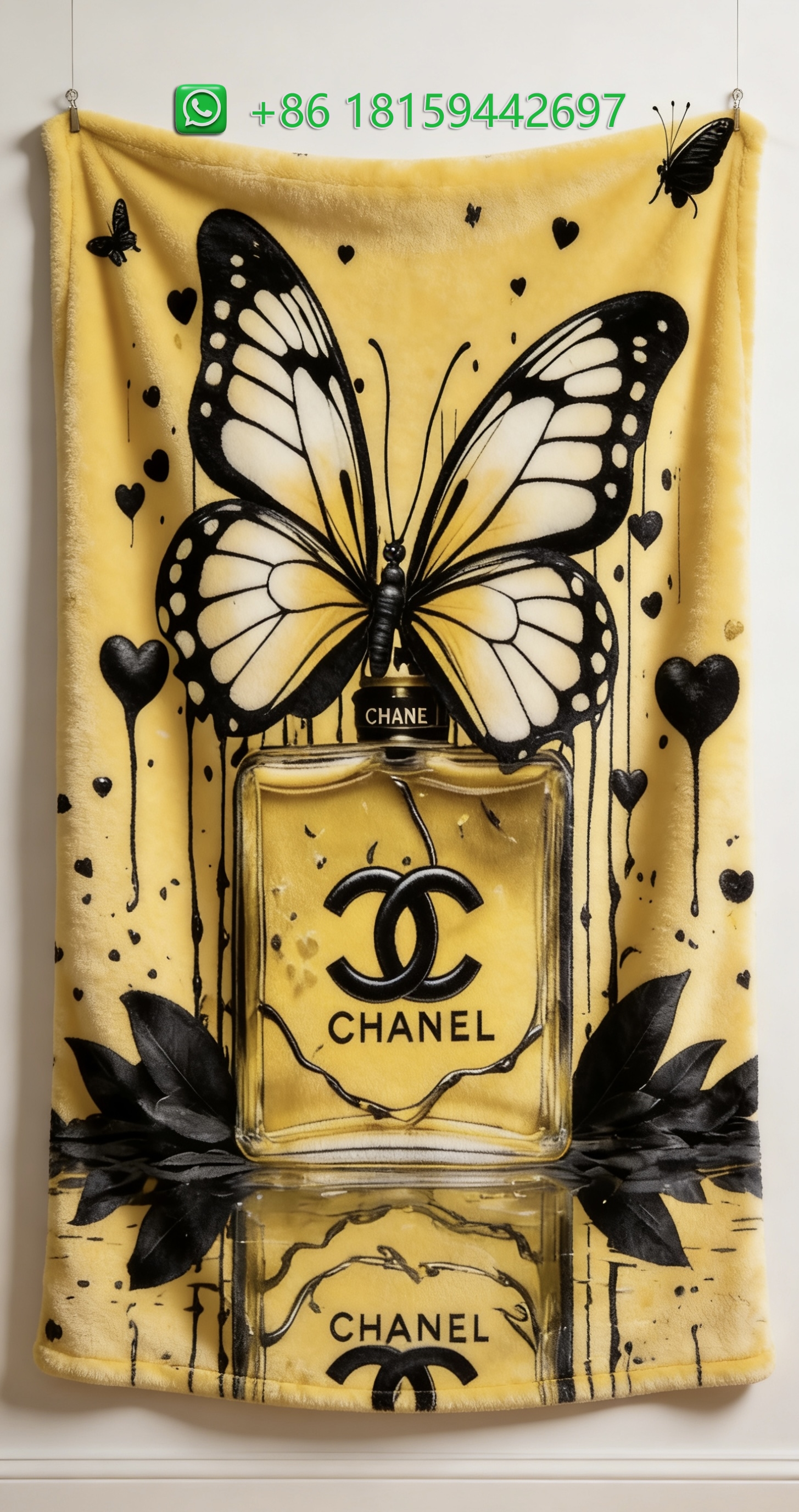 Chanel Throw Blankets